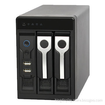 4-channel 2HDD Vertical Network Video Recorder, Onvif and 2 SATA HDD up to 8TB